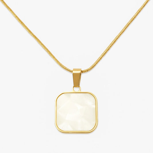 Square Pendant Necklace - N009
