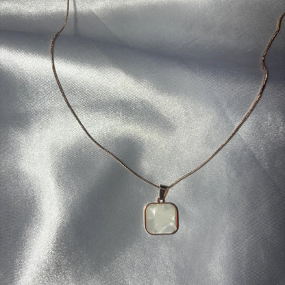 Square Pendant Necklace - N009