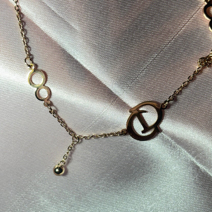 Gold Charm Bracelet - B002
