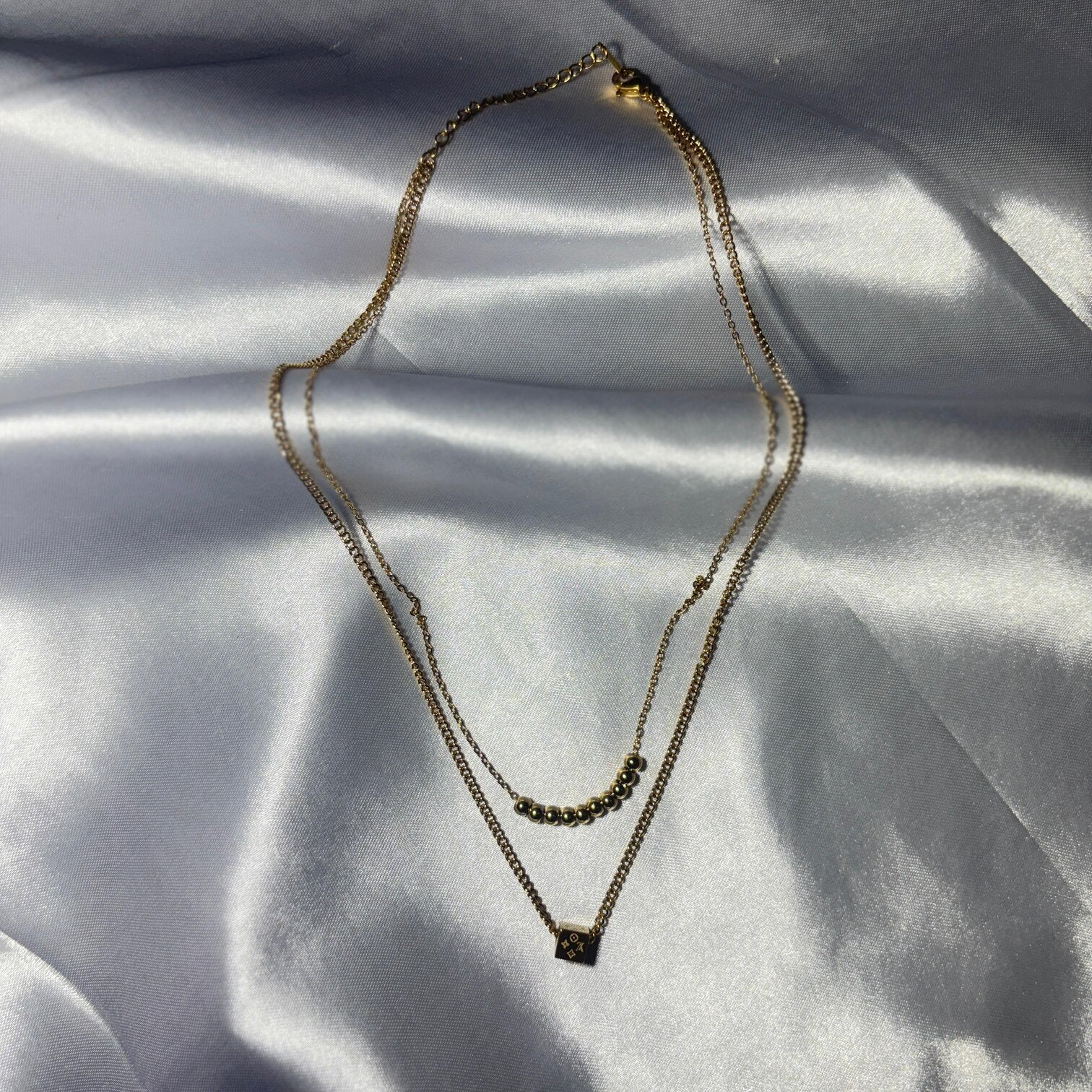 Double Layered Necklace - N010