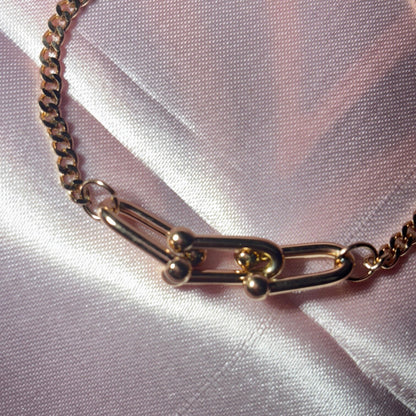 Gold Charm Bracelet - B003