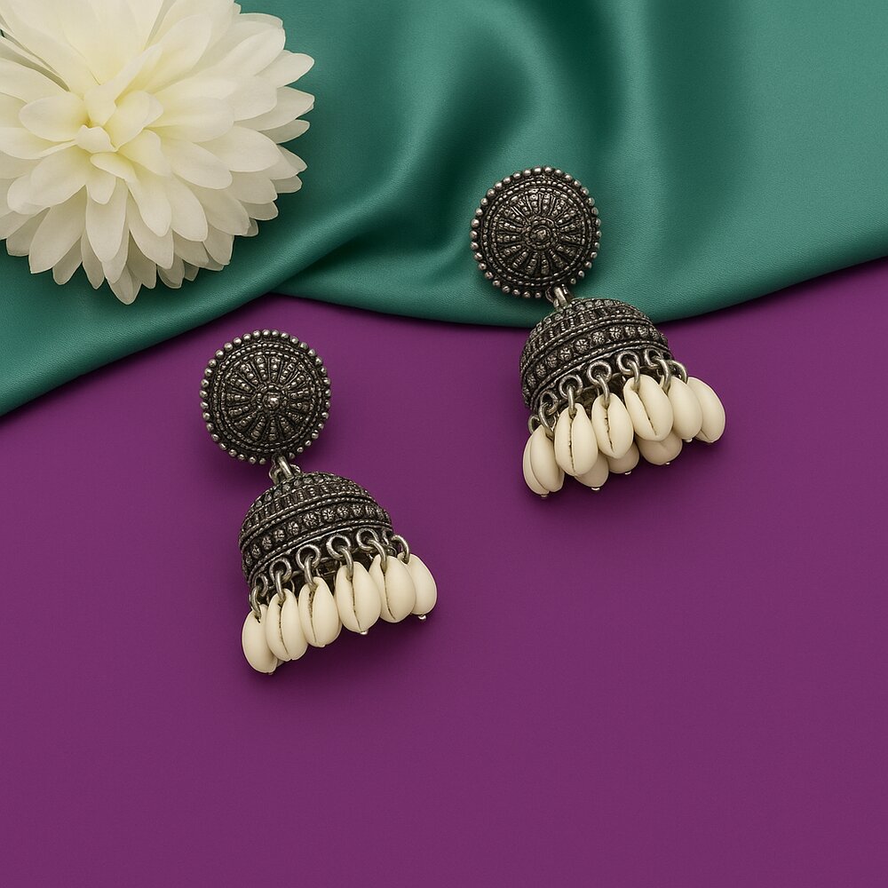 Oxidised Earrings - N010