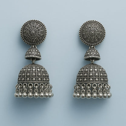 Oxidised Earrings - N016