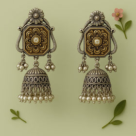 Oxidised Earrings - N017