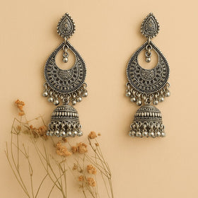 Oxidised Earrings - N019