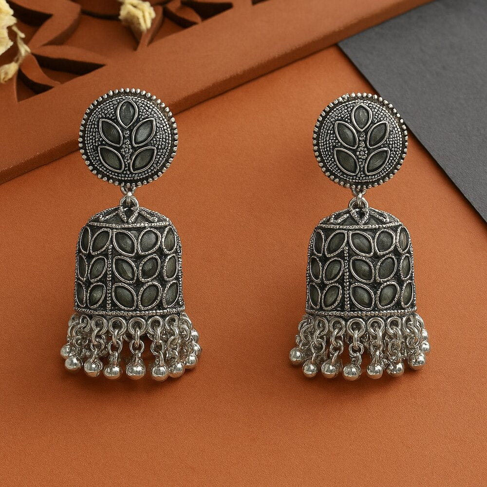 Oxidised Earrings - N020