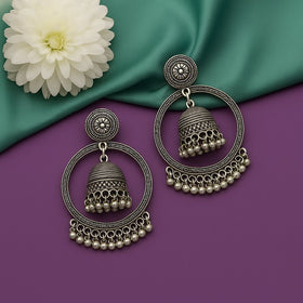 Oxidised Earrings - N024