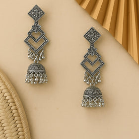 Oxidised Earrings - N029