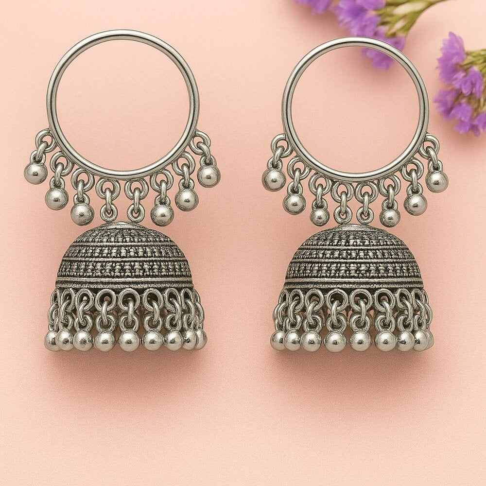 Oxidised Earrings - N030