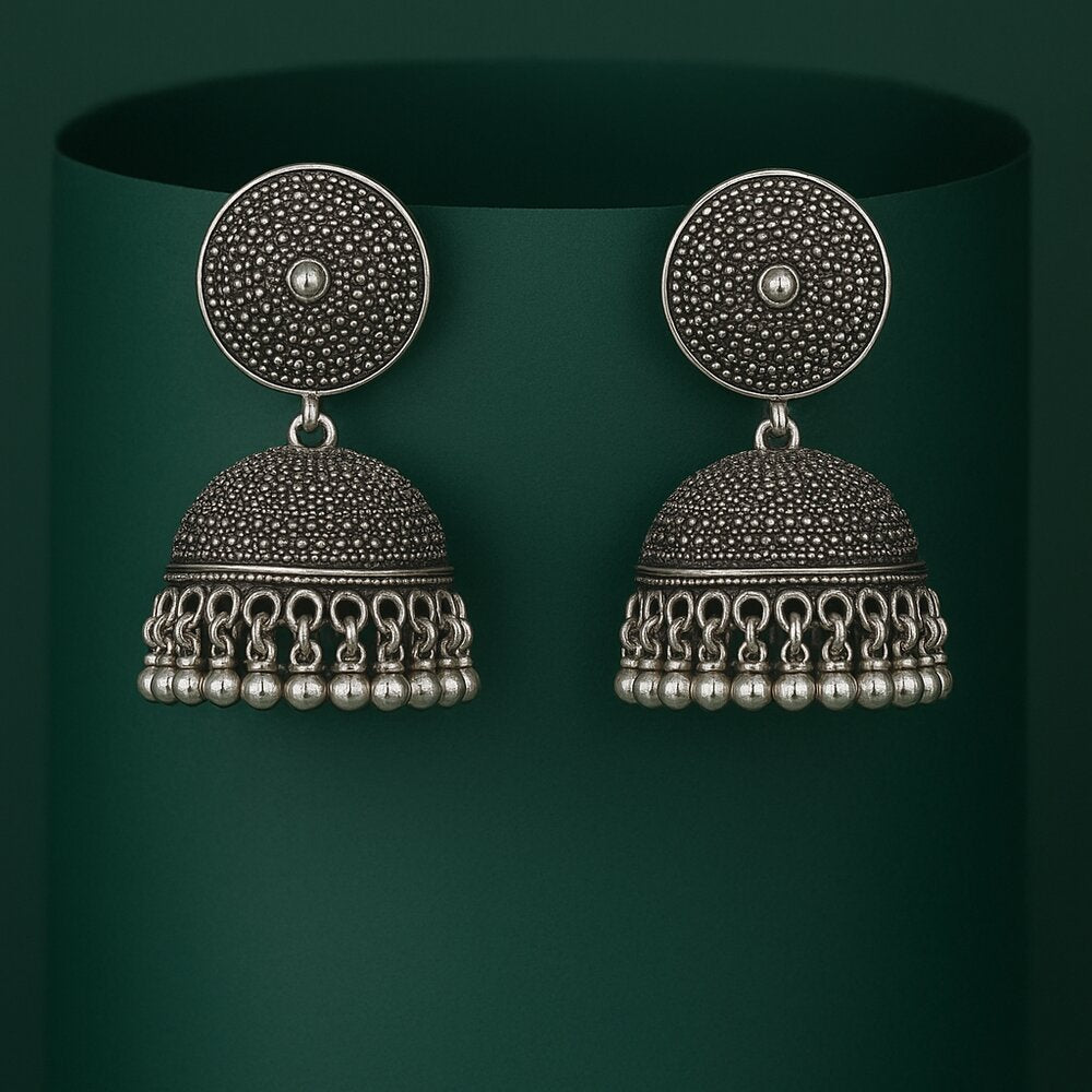 Oxidised Earrings - N032