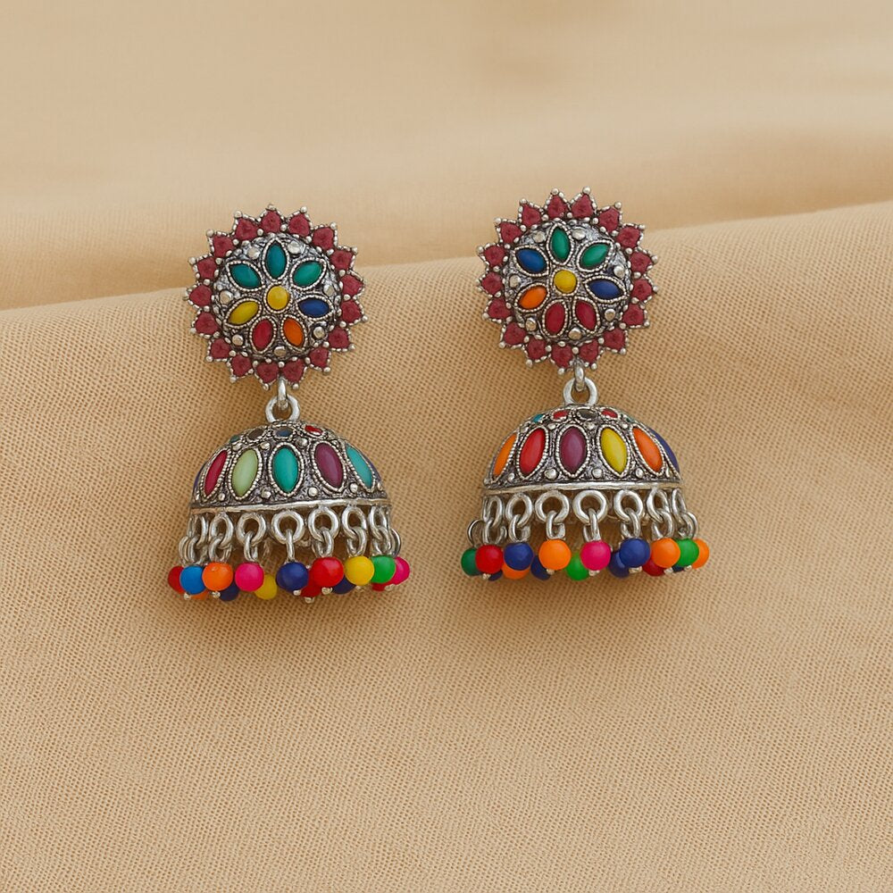 Oxidised Earrings - N035