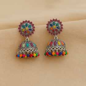 Oxidised Earrings - N035