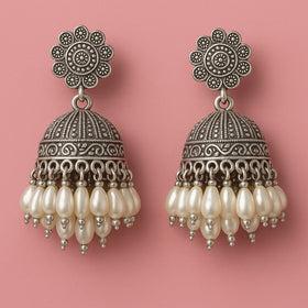 Oxidised Earrings - N036