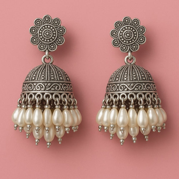 Oxidised Earrings - N036