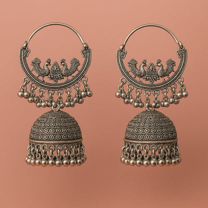 Oxidised Earrings - N037