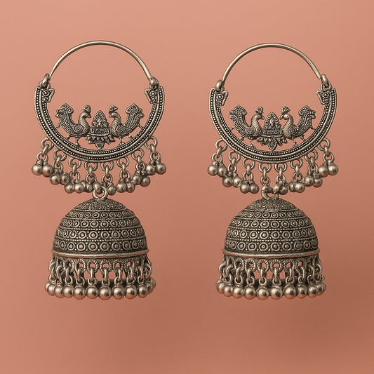 Oxidised Earrings - N037