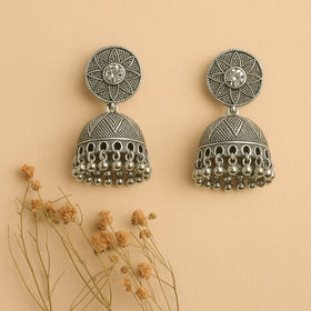 Oxidised Earrings - N004