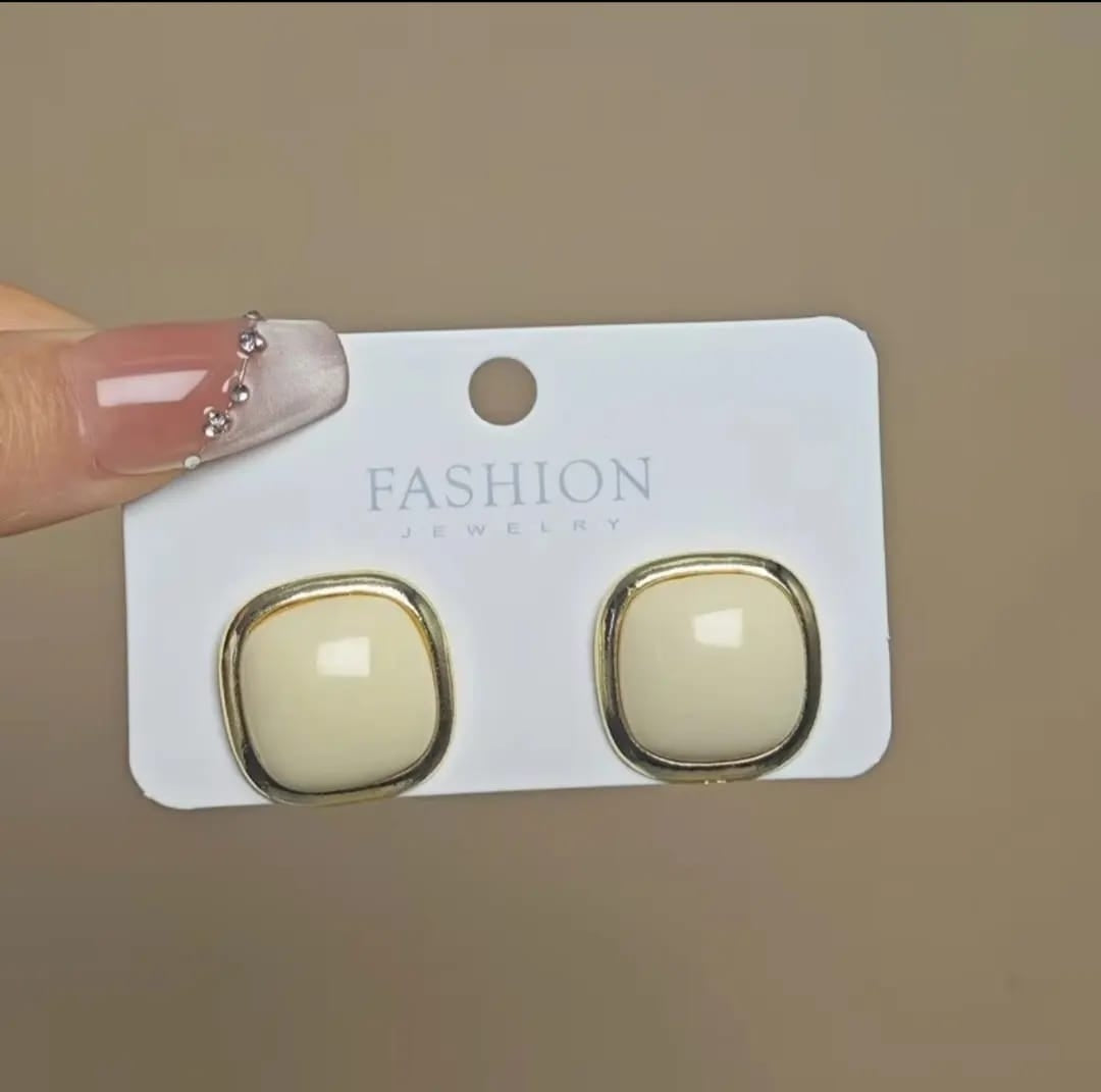 Korean Simple Style White Drop - K005