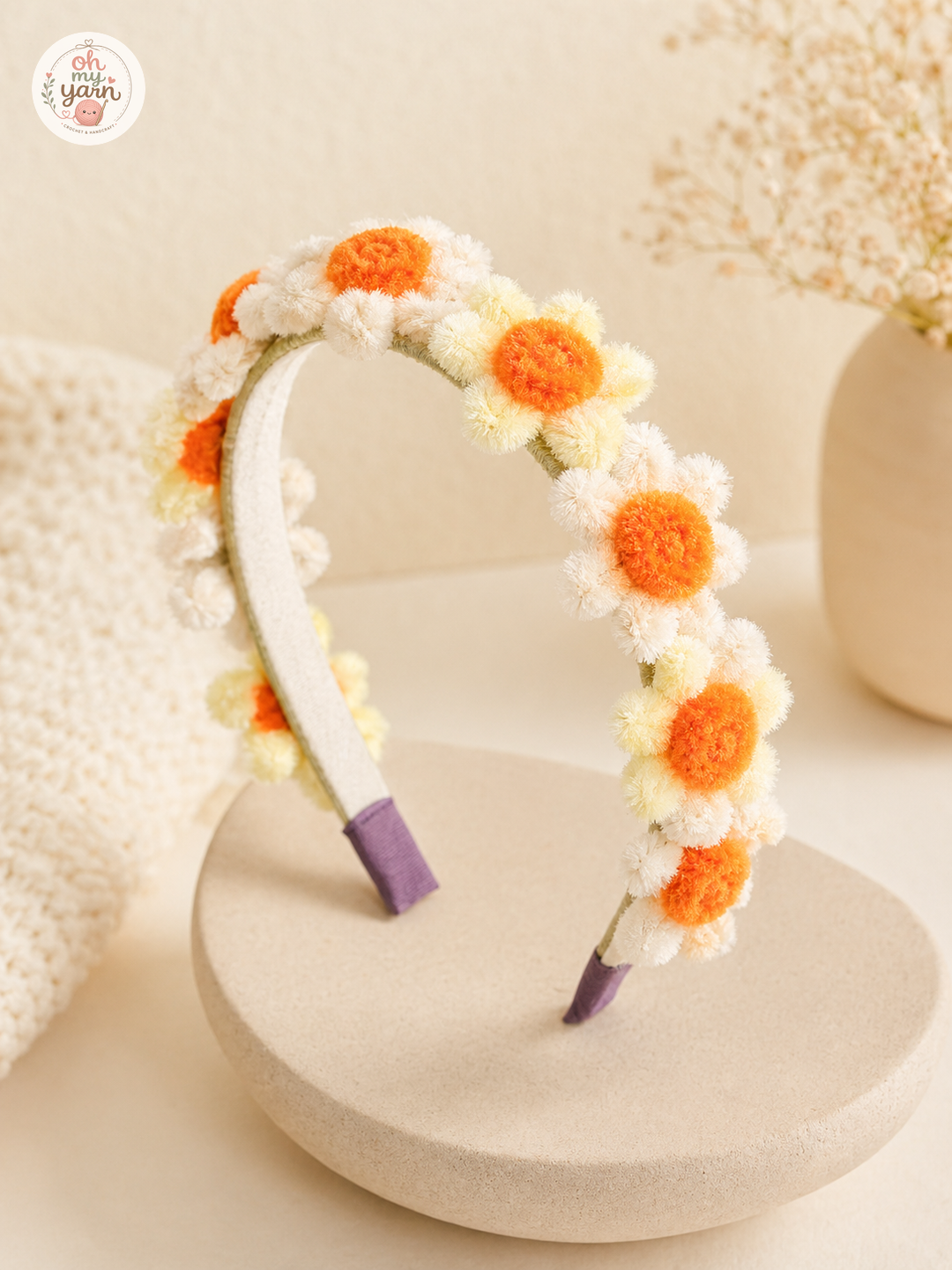 Floral Crochet Headband — Studio