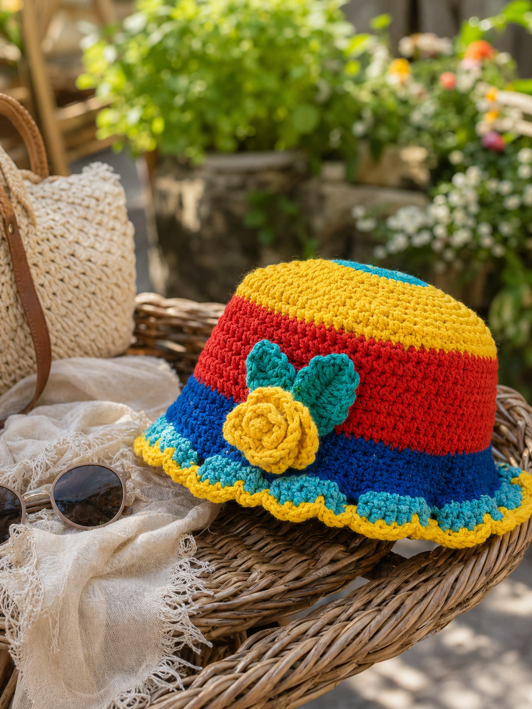 Multicolor Bucket Hat studio