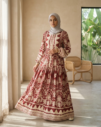 A RUBY ROYALE GOWN